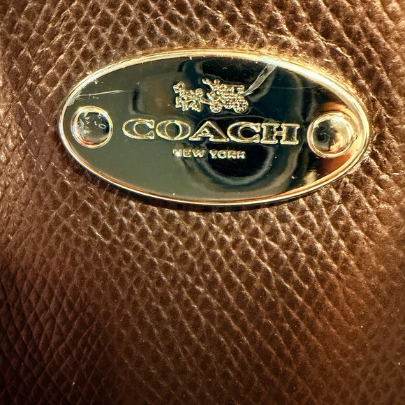 Coach Black and Bronze Satchel - Picture 2 of 15